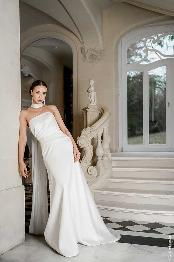 La robe de mariée « CLARTE» par Alina Marti à Paris