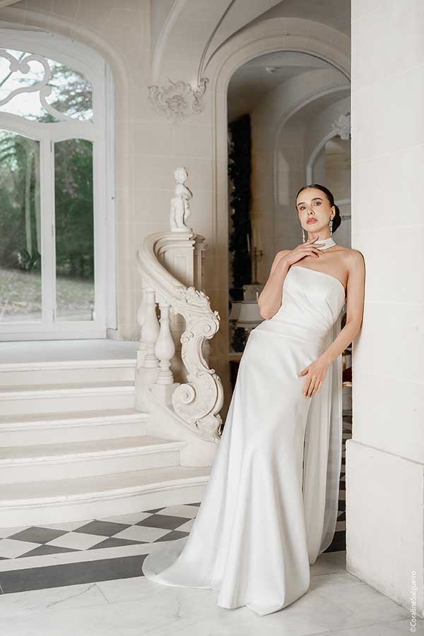 La robe de mariée « CLARTE» par Alina Marti à Paris