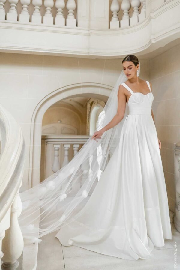 Voile de mariée "Cali" par Alina Marti Paris