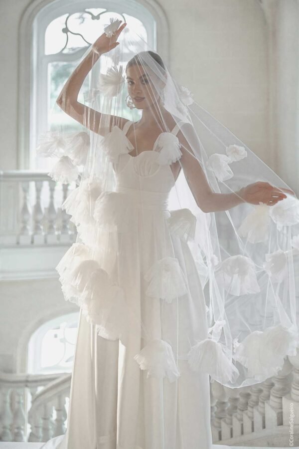 Voile de mariée "Cali" par Alina Marti Paris