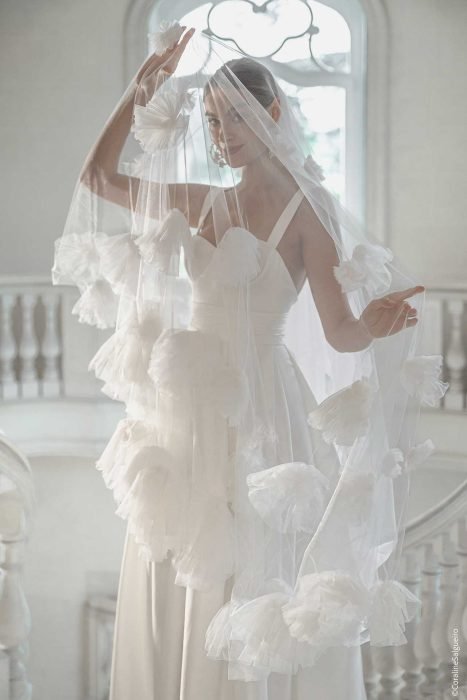 Voile de mariée "Cali" par Alina Marti Paris