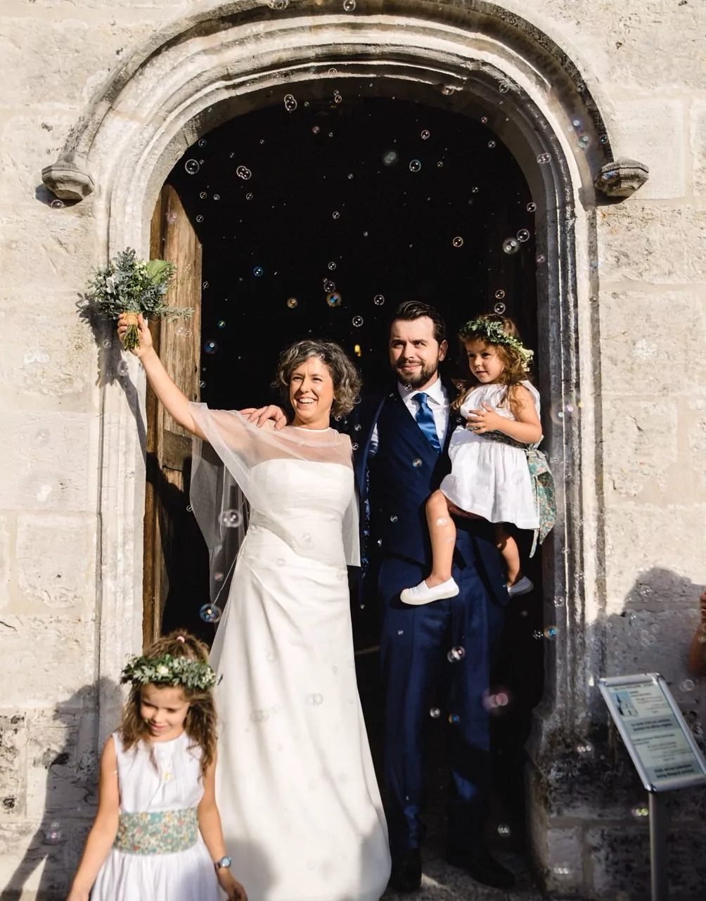 Robe de mariée sur mesure Yvonne par Alina Marti Paris