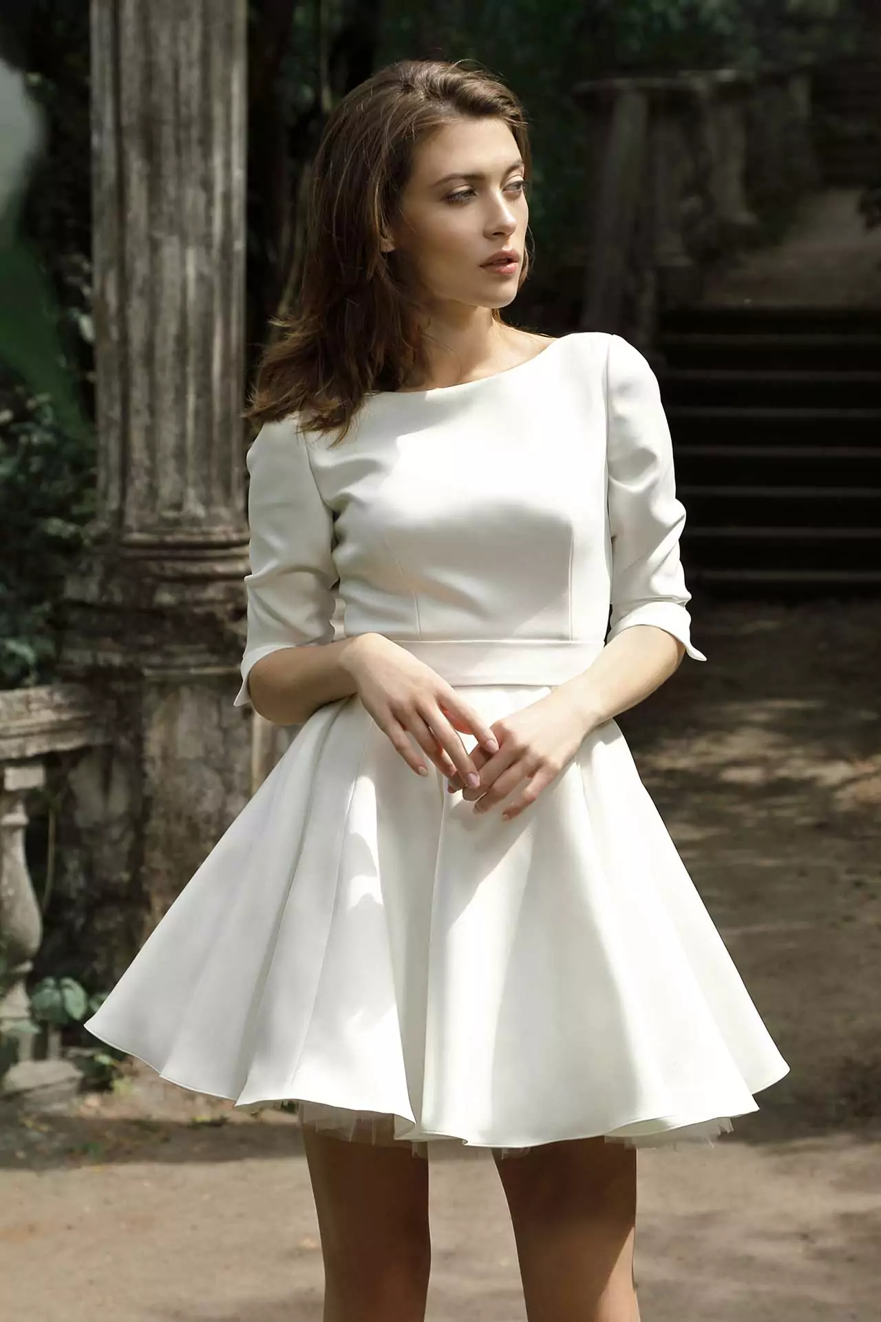 Robe de mariée Parisienne sur mesure à Paris - Alina Marti