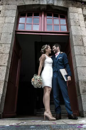 Robe de mariée sur mesure Megie par Alina Marti Paris