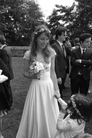 Robe de mariée sur mesure Anne par Alina Marti Paris