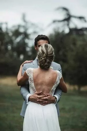 Robe de mariée sur mesure Marie par Alina Marti Paris