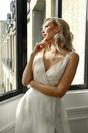 Robe de mariée sur mesure Madison par Alina Marti Paris
