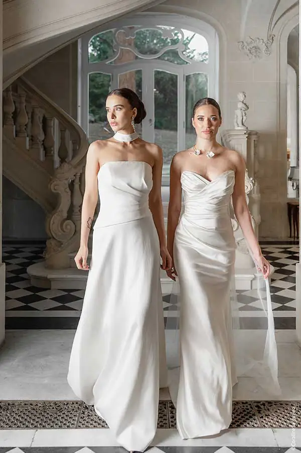 La robe de mariée « CLARTE» par Alina Marti à Paris