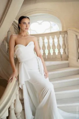 La robe de mariée « Clarys» par Alina Marti Paris