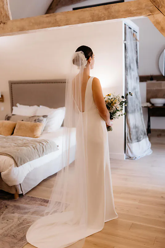 Voile de mariée à Paris par Alina Marti