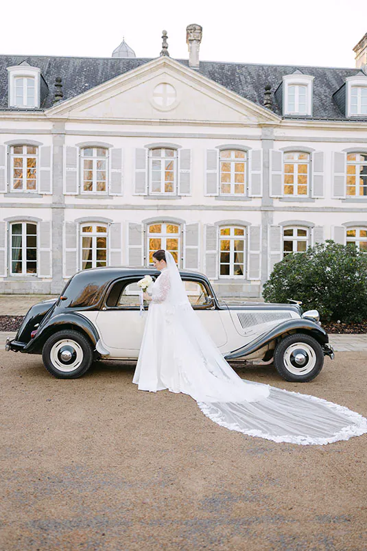 Voile de mariée à Paris par Alina Marti