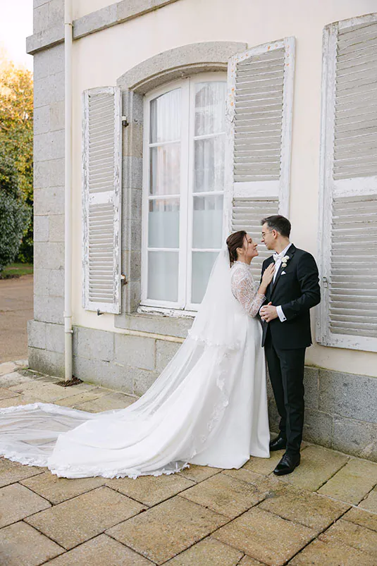 Voile de mariée à Paris par Alina Marti