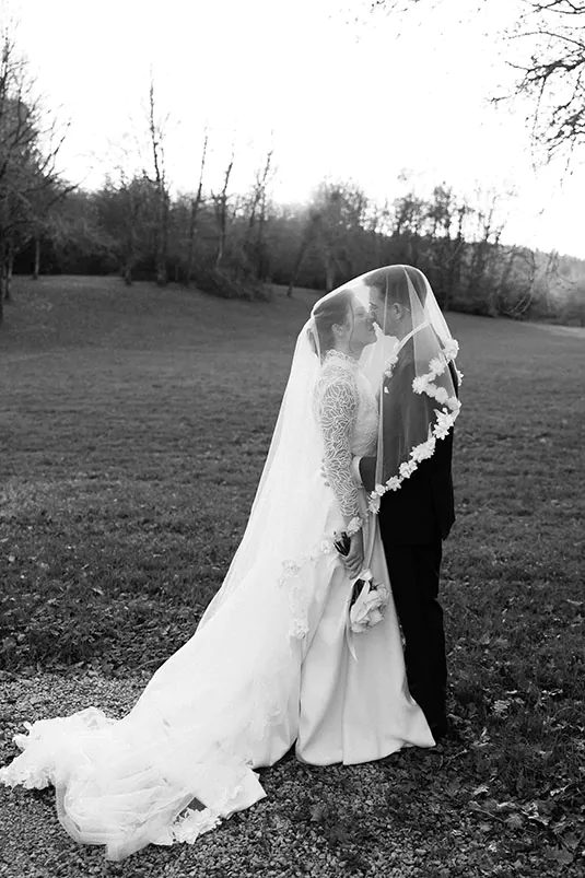 Voile de mariée à Paris par Alina Marti