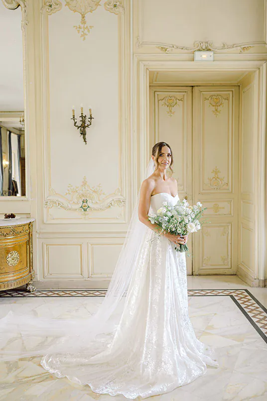 Voile de mariée à Paris par Alina Marti