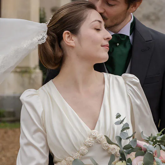 Voile de mariée à Paris par Alina Marti