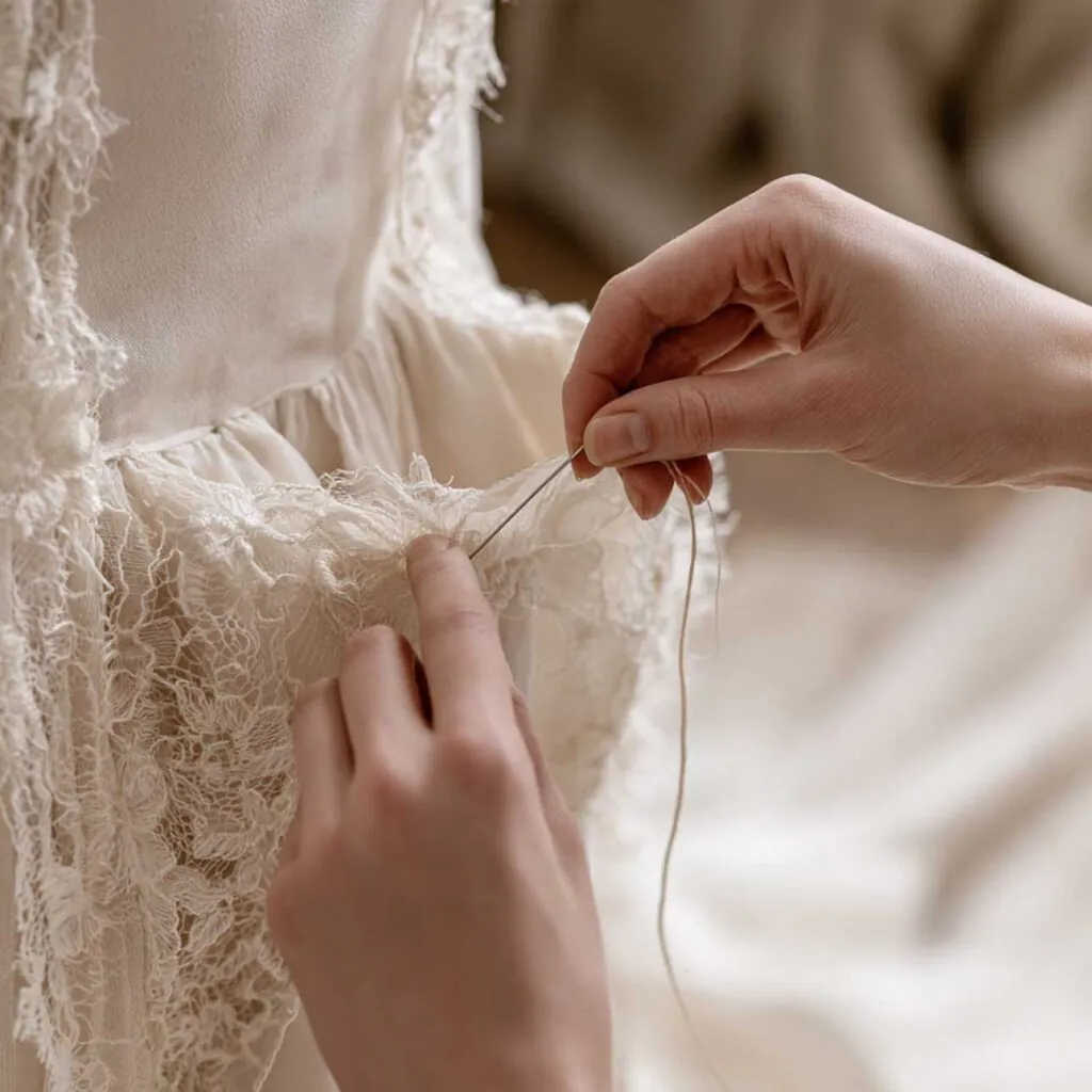 Ajustement robes de mariée