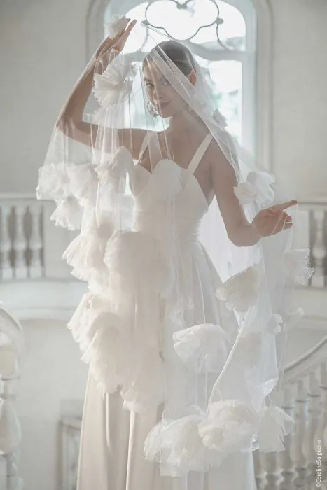 Voile de mariée "Cali" par Alina Marti Paris